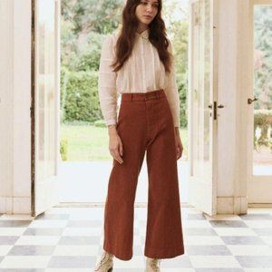 The Great THE SEAFAIR TROUSER wide leg pants sz 25